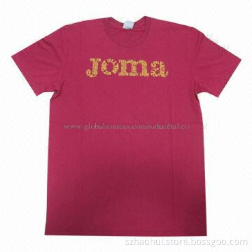 T-shirt for Youth, 100% Cotton Single Jersey Material, XS-3XL Sizes